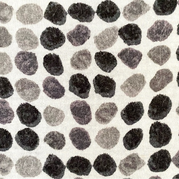 Banana Republic Dotted Cowl Neck Sleeveless Top GeoSpotted Jersey Tank Blouse XL - Picture 13 of 16